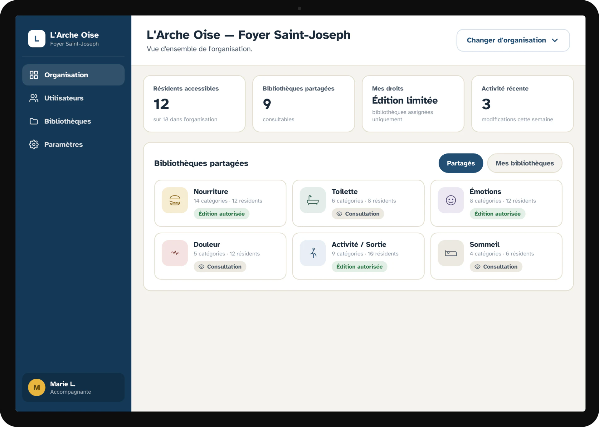 Exprime-toi — Communication library management